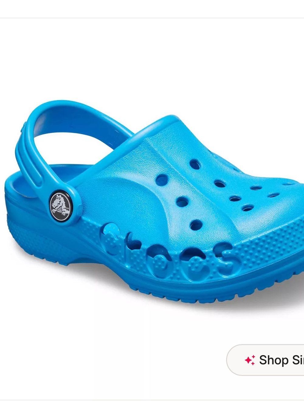 Crocs Baya Toddler Clogs Blue Kid’s Water Shoes Size 8 NWOT